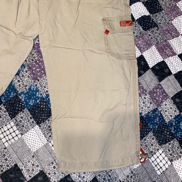 Unionbay Khaki Capris w/ orange strings - Picture 2 of 7